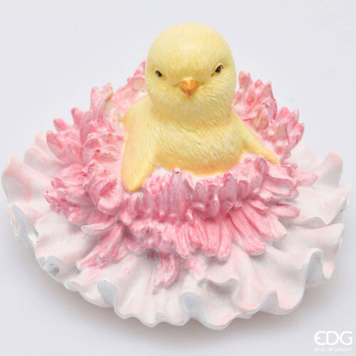 EDG Pulcino decorativo in poliresina H12 cm - A