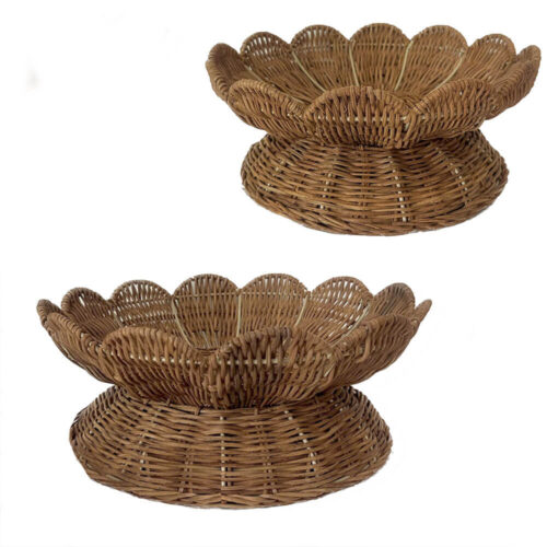 Alternative view of Blanc Mariclò Vassoio Rattan Dafhne Ø30/34 cm