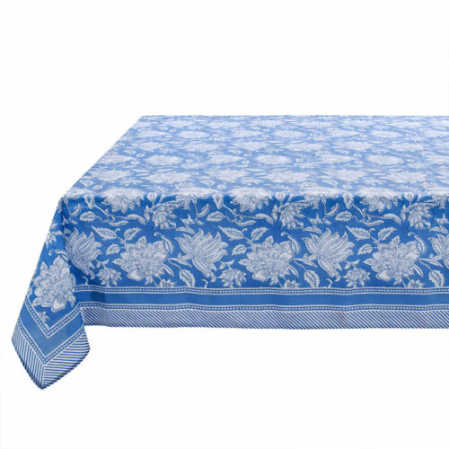 Alternative view of Blanc Mariclò Tovaglia Fiori di Jaipur 145x240 cm