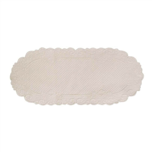 Alternative view of Blanc Mariclò Centrotavola Runner Trapuntato Avorio 45x100