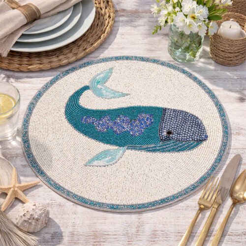 Alternative view of Blanc Mariclò Tovaglietta Tonda Vista Mare Ø38