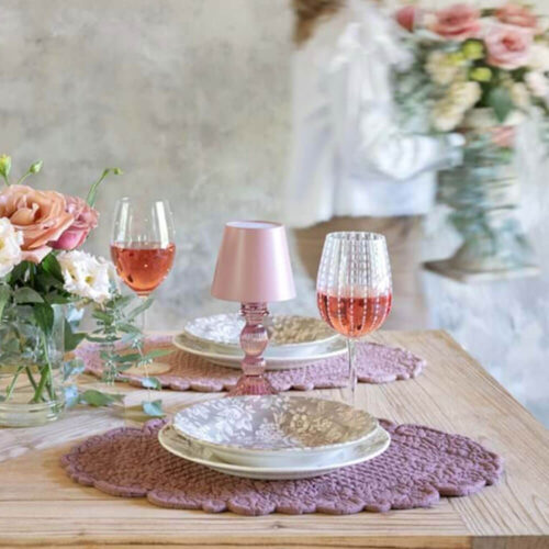 Alternative view of Blanc Mariclò Tovaglietta Boutis Caffe Carmen 35x50 cm