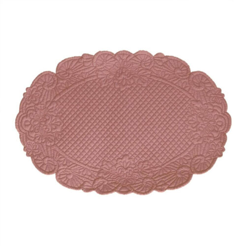 Blanc Mariclò Tovaglietta Boutis Rosa Antico Carmen 35x50 cm