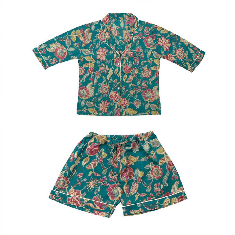 Blanc Mariclò Completo Indira Blossom Pantalone Corto - immagine 2