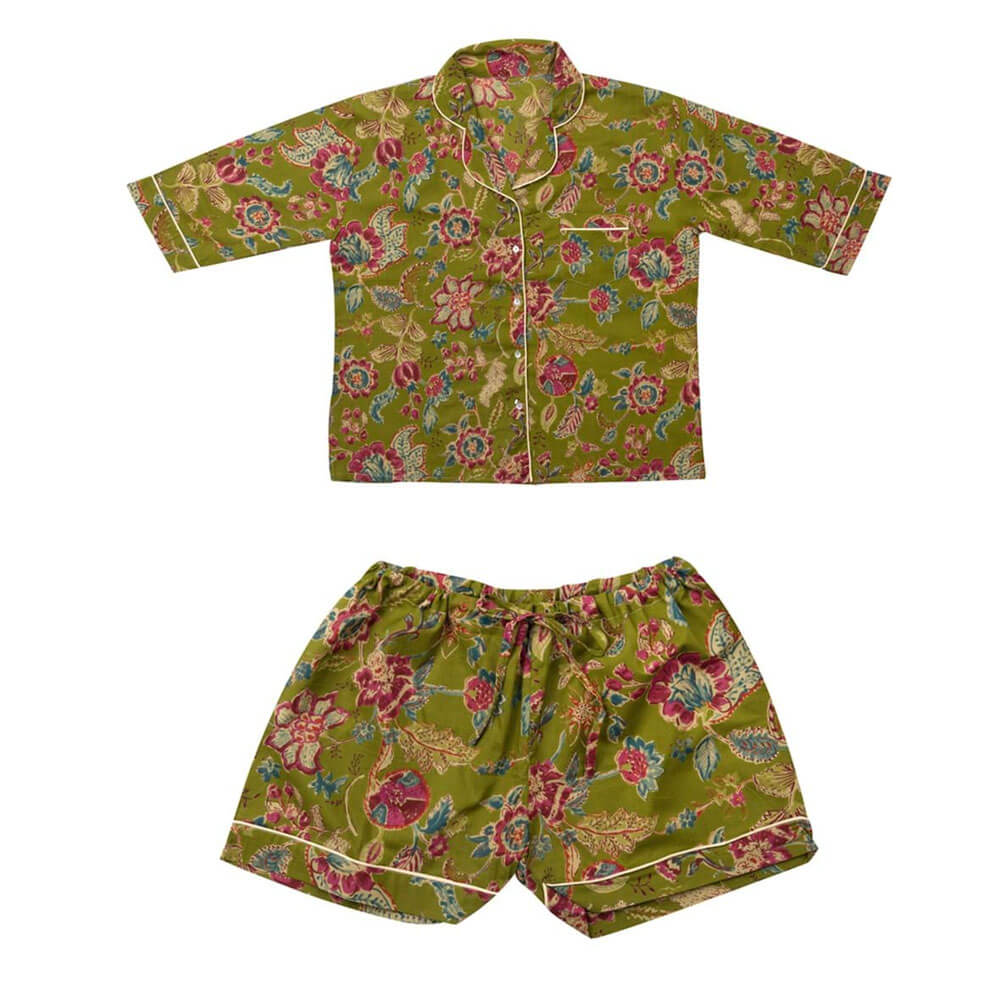 Blanc Mariclò Completo Indira Blossom Pantalone Corto - immagine 2