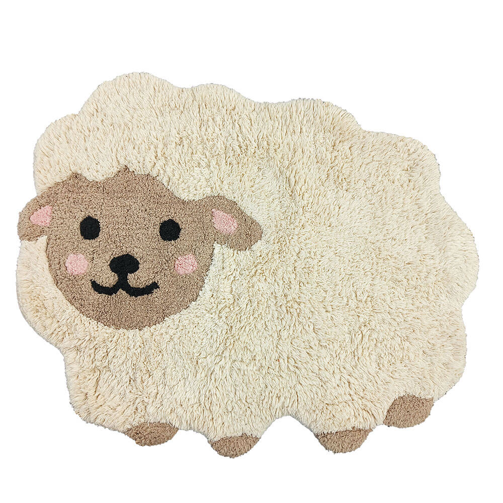 Blanc Mariclò Tappeto Pecorella 63×80 cm 2 Blanc Mariclò Tappeto Pecorella 63×80 cm - immagine 2