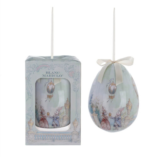 Blanc Mariclo Uovo Pasquale Mongolfiera Rococo H 21 cm