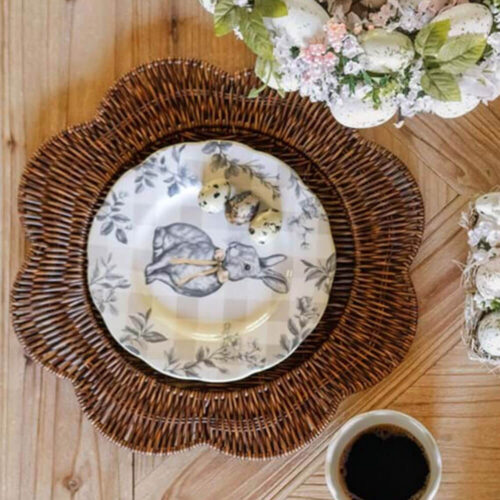 Alternative view of Blanc Mariclò Tovaglietta Intrecciata Naturale 38 cm