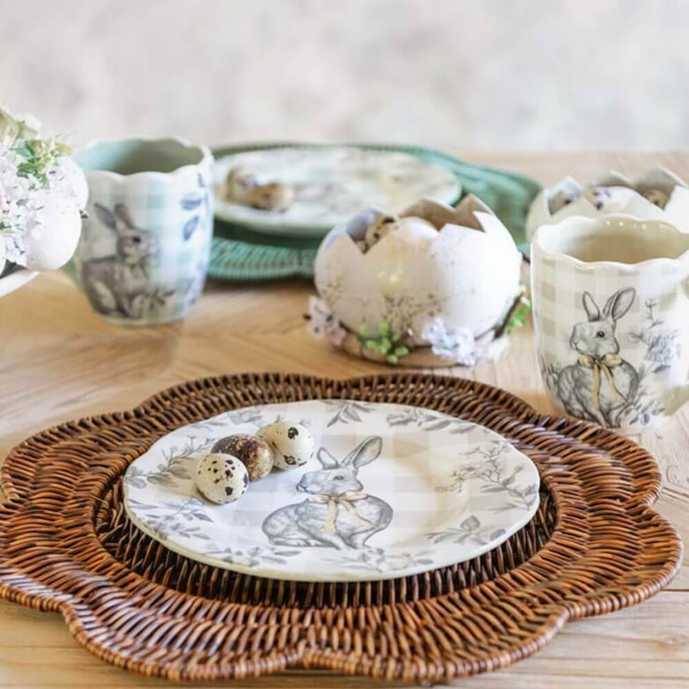 Mantel Individual Trenzado Blanc MariClò Natural 38 cm 3 Mantel Individual Trenzado Blanc MariClò Natural 38 cm - Imagen 3