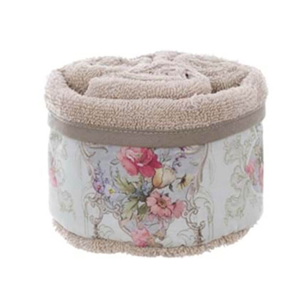 Blanc Mariclò Cestino con 3 Lavette Naturale COCO 2 Blanc Mariclò Cestino con 3 Lavette Naturale COCO - immagine 2