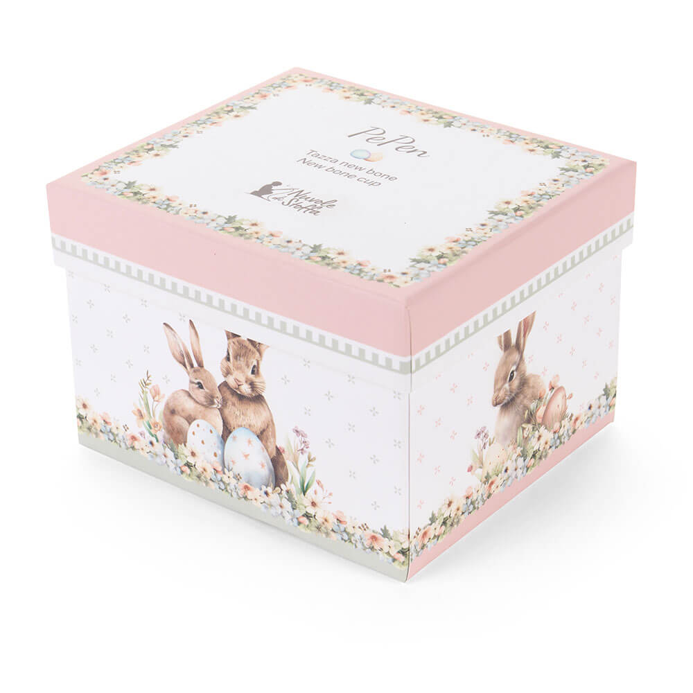 Nuvole di Stoffa Taza de porcelana rosa PePen 350 ml - Imagen 4