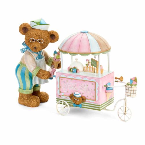 Alternative view of Nuvole di Stoffa Orso Gelataio Sweet Bear 36,5 cm