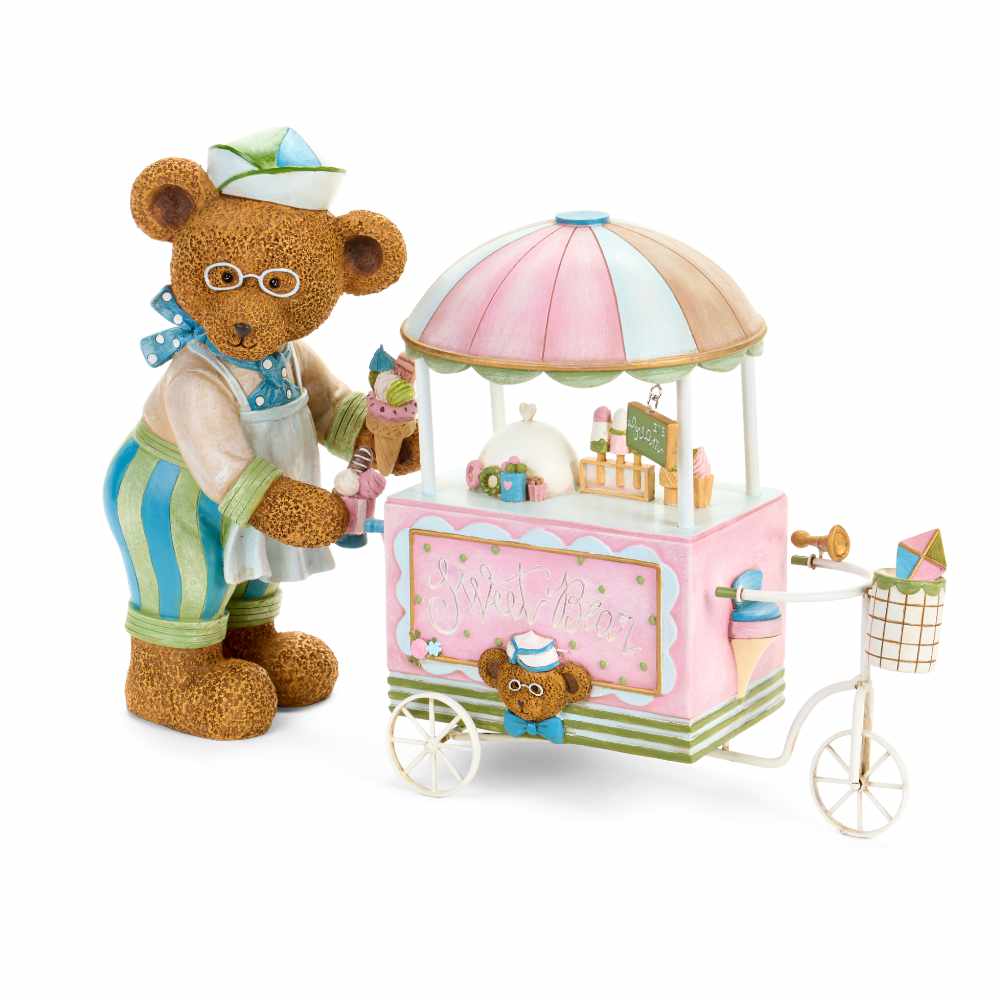 Nuvole di Stoffa Orso Gelataio Sweet Bear 36,5 cm 2 Nuvole di Stoffa Orso Gelataio Sweet Bear 36,5 cm - immagine 2