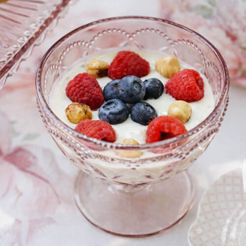 Alternative view of Nuvole di Stoffa Coppetta Vetro Rosa Fiorirà Ø11x10,4 cm