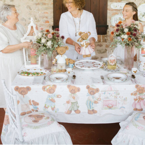 Alternative view of Nuvole di Stoffa Tovaglia Sweet Bear 160x200