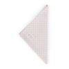 Serviette de table en coton rose avec motif géométrique et logo Nuvole di Stoffa.