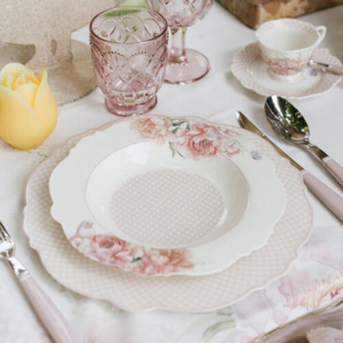 Alternative view of Nuvole di Stoffa Servizio Piatti per 6 Fiorirà