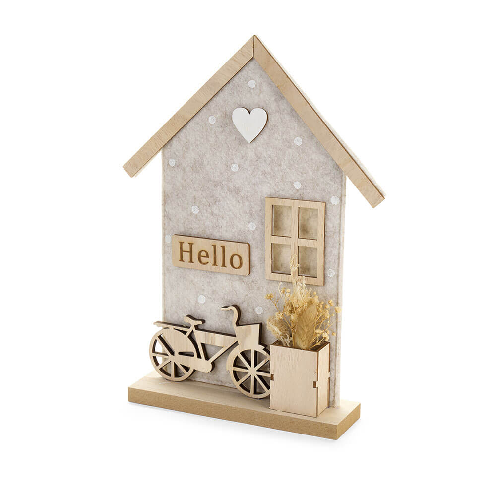 Nuvole di Stoffa Decorazione Casa Grigia 22x5x30 2 Nuvole di Stoffa Decorazione Casa Grigia 22x5x30 - immagine 2