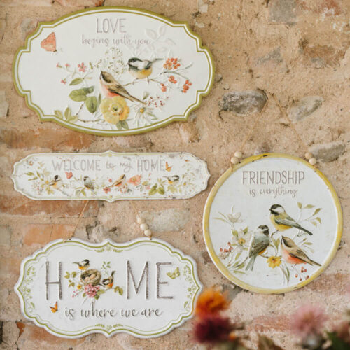 Alternative view of Nuvole di Stoffa Plaque métallique "BIENVENUE" 42x11 cm