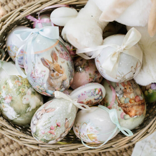 Alternative view of Nuvole di Stoffa Set 4 Uova Decorative PePen h 12 cm