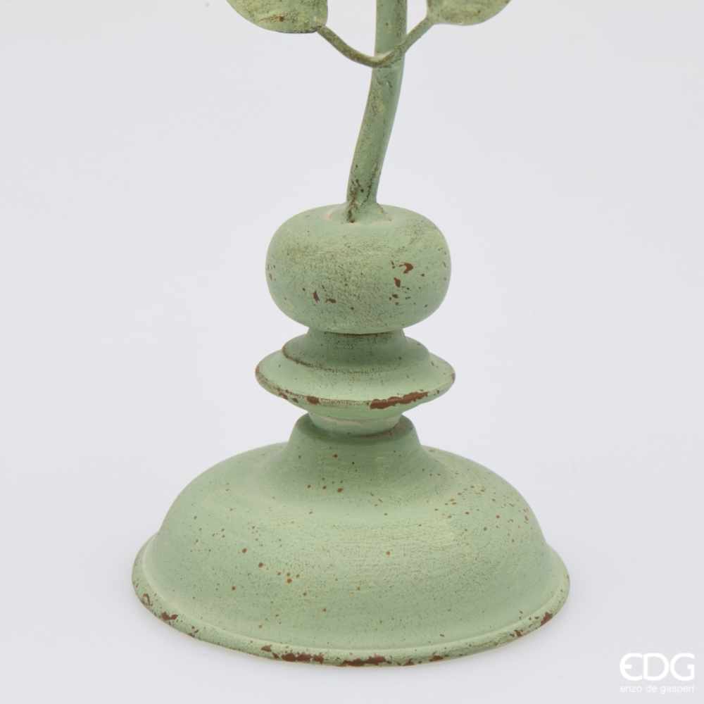 EDG Decoro Fiore in Metallo H29 D10 cm 4 EDG Decoro Fiore in Metallo H29 D10 cm - immagine 4