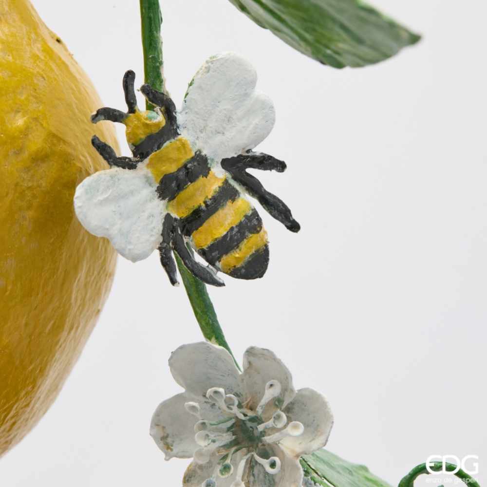 EDG Decoro Limoni con Ape da Appendere H30 cm 4 EDG Decoro Limoni con Ape da Appendere H30 cm - immagine 4
