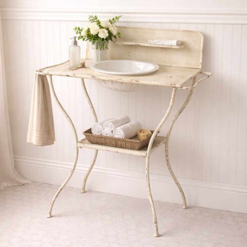 Alternative view of Nuvole di Stoffa Meuble de salle de bains en métal 90x43x90 cm