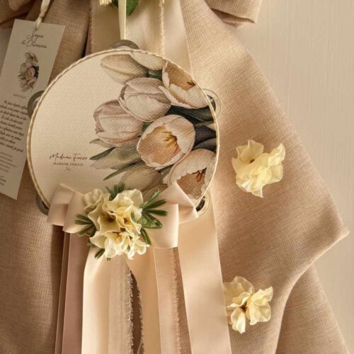 Alternative view of Madame Fiocco Sogno di Primavera beige h 80 cm