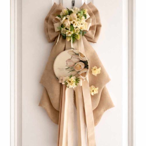 Madame Fiocco Sogno di Primavera beige h 80 cm