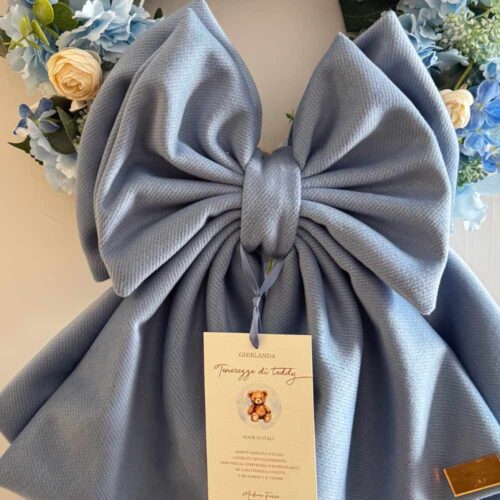 Alternative view of Madame Fioccò Guirlande Teddy Tendresse Bleu clair Ø45 cm