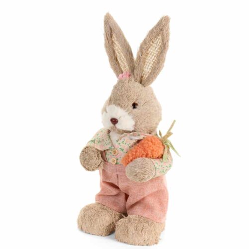 Alternative view of Nuvole di Stoffa Coppia Conigli Pepen Lui e Lei H 40