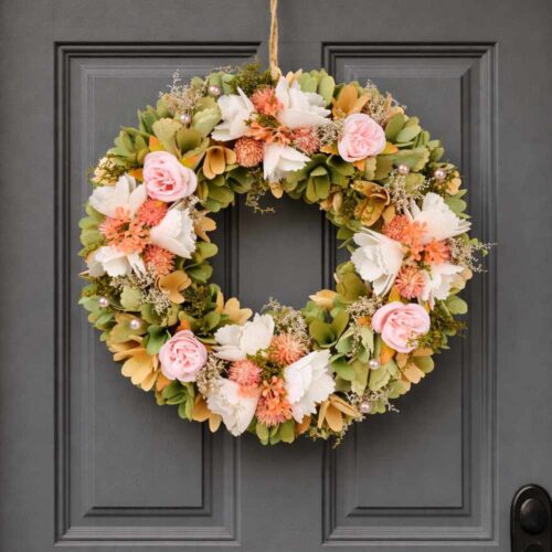 Nuvole di Stoffa Ghirlanda Fiorirà 33x33 cm