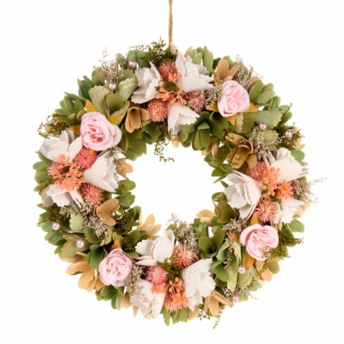 Alternative view of Nuvole di Stoffa Ghirlanda Fiorirà 33x33 cm