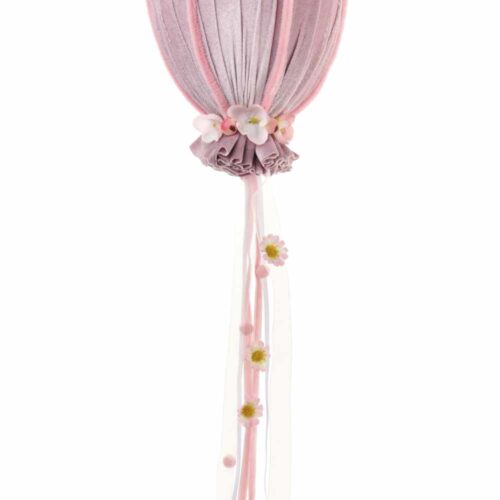 Alternative view of Nuvole di Stoffa Deco Mongolfiera Viola Fiorirà H 19 cm