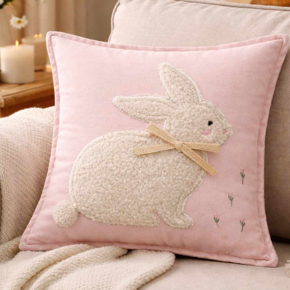 Federa Per Cuscino Decorativa 30x50 Cm Con Fiocchi Di Neve Rosa - Morbida Cuscino Copri Invernale In Poliestere Per Divano, Soggiorno, Camera Da Letto - Ideale Per Decorazioni Natalizie