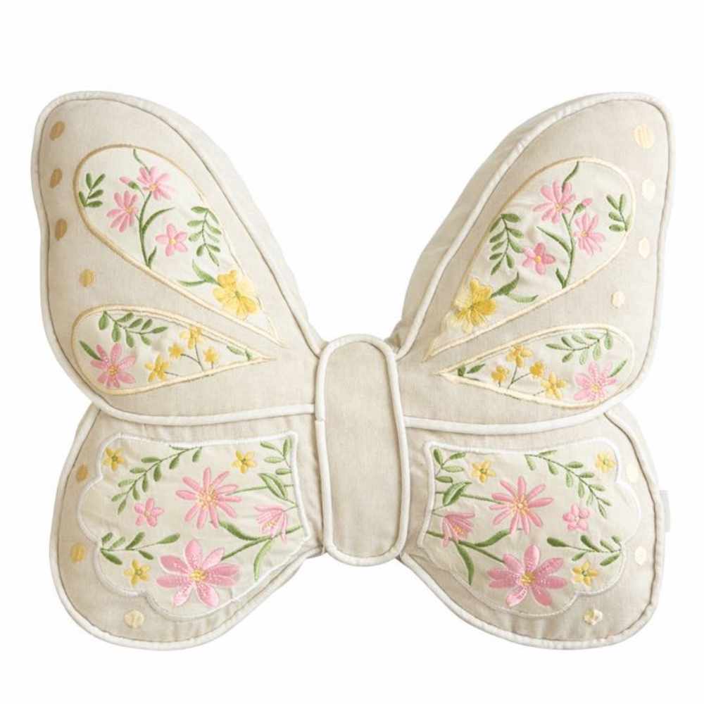 Cojín Clodette Mariposa Crema 45x37 cm - Imagen 2
