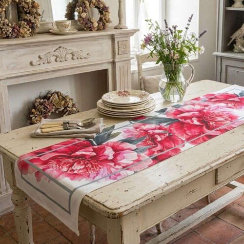 Clodette Runner floreale Bloom 44x150 cm
