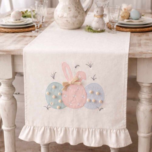 Clodette Runner Pasquale Pom Pom 170x45 cm