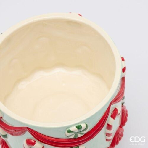 Alternative view of EDG Vaso Candy con Piede Azzurro H 21