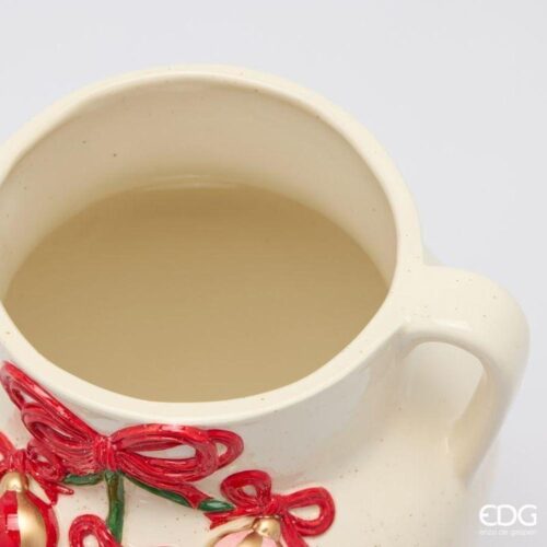 EDG Vaso Pino Decori Anfora H 30 - immagine 4
