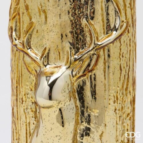 Alternative view of EDG Vaso Renna Cilindro Oro H 26