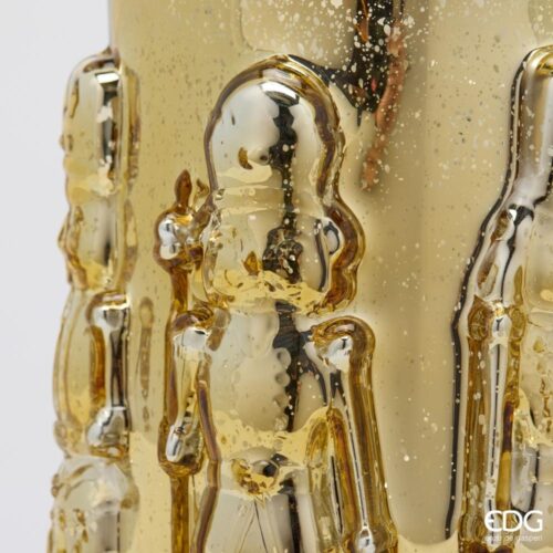 EDG Vaso Soldatino Cilindro Oro H 25 - immagine 3