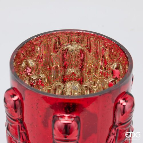 Alternative view of EDG Vaso Soldatino Cilindro Rosso H 25