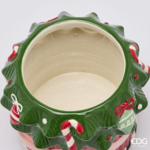 Alternative view of EDG Vaso natalizio con Fiocco H 14