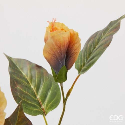 EDG Hibisco Rama Amarilla Mix H 63 - Flor artificial Colección EDG 2026 - Imagen 3