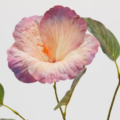Alternative view of EDG Hibiscus Branche Mauve H 63 - Fleur artificielle Collection EDG 2026