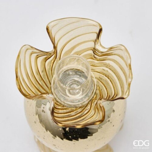 Alternative view of EDG Portacandela Caramella Oro H 16 D 8