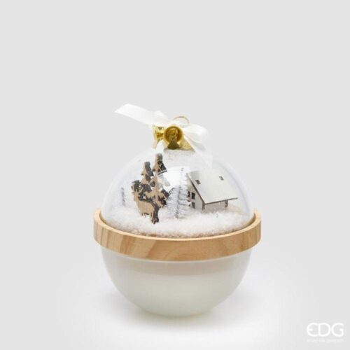 EDG Candela Cupola Profumata White Musk H 12