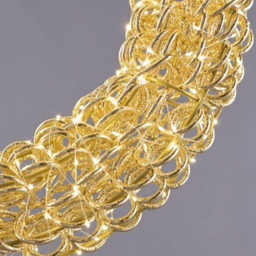 Alternative view of EDG Corona LED Curly Oro D 90