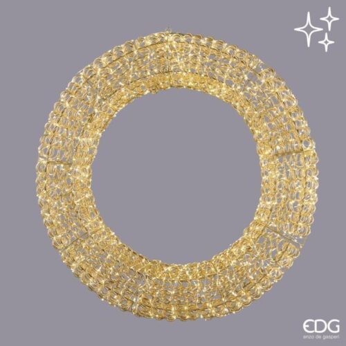 EDG Corona LED Curly Oro D 90 - Imagen 3